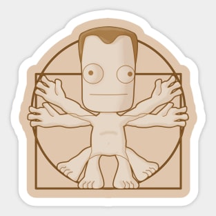 Vitruvian Kerbal Sticker